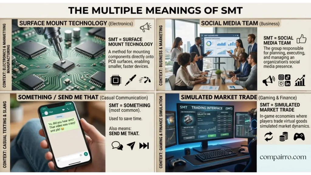Meaning of SMT in Different Contexts