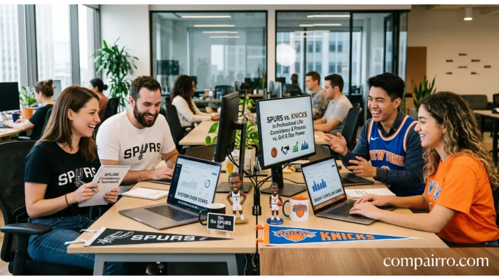 Spurs vs. Knicks in Professional Life