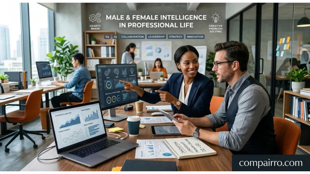 Male and Female Intelligence in Professional Life