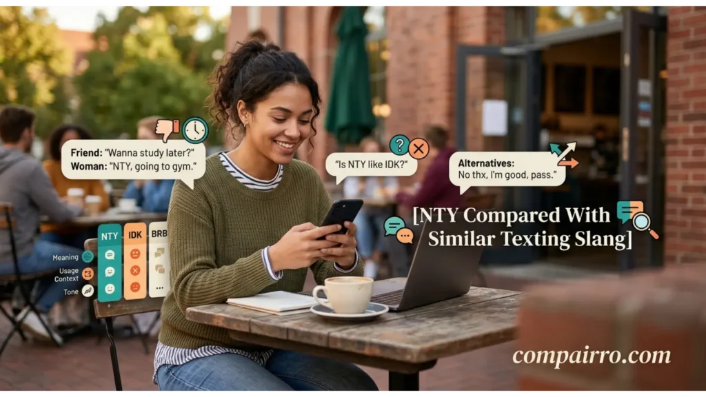 NTY Compared With Similar Texting Slang