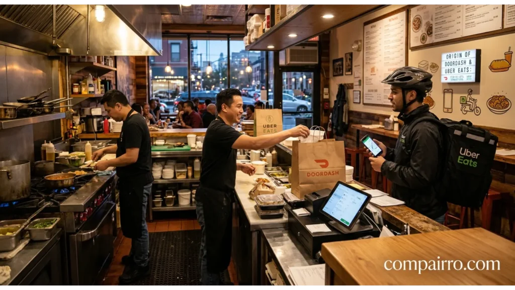 The Origin of DoorDash and Uber Eats