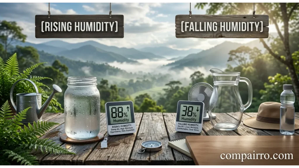 Which One Should You Expect: Rising or Falling Humidity?