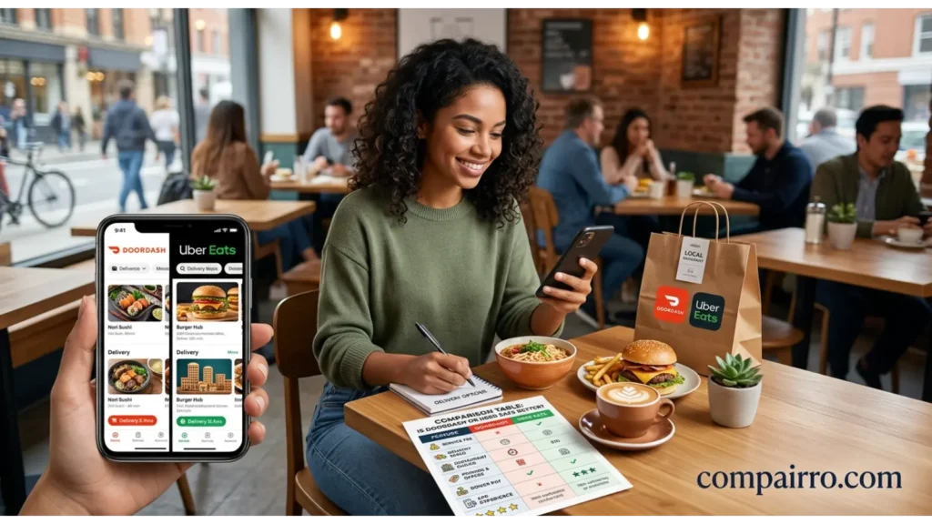 Comparison Table: Is DoorDash or Uber Eats Better?