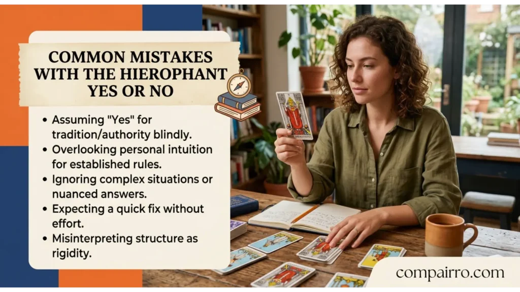 Common Mistakes With The Hierophant Yes or No