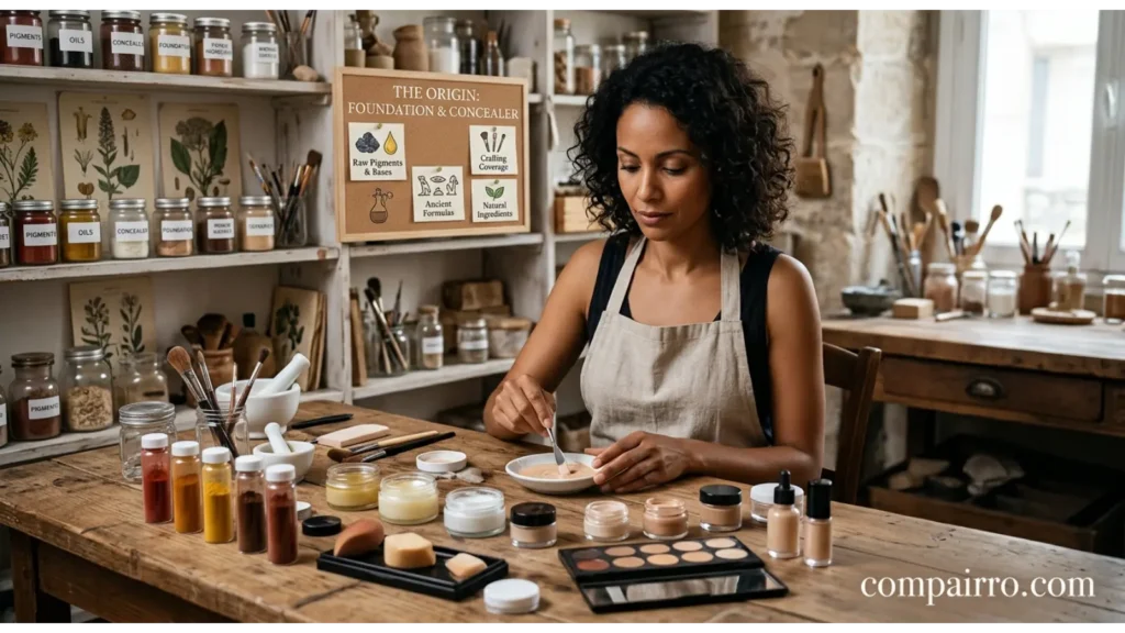 The Origin of Foundation and Concealer