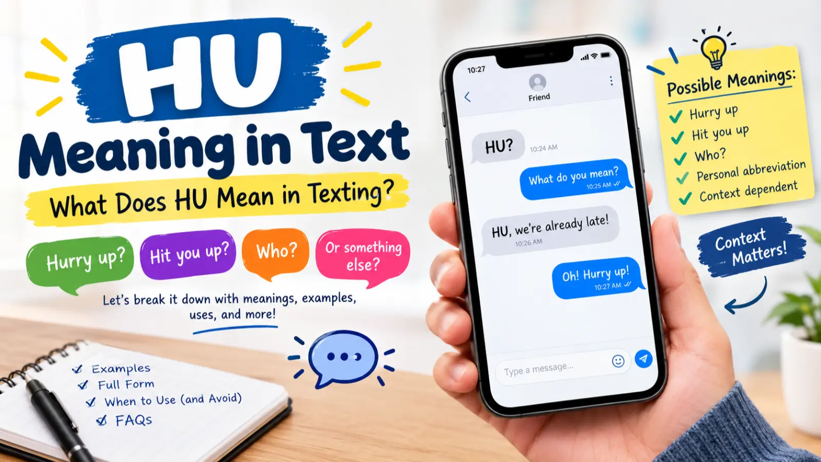 HU Meaning in Text