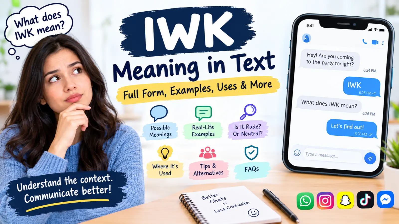 IWK Meaning in Text