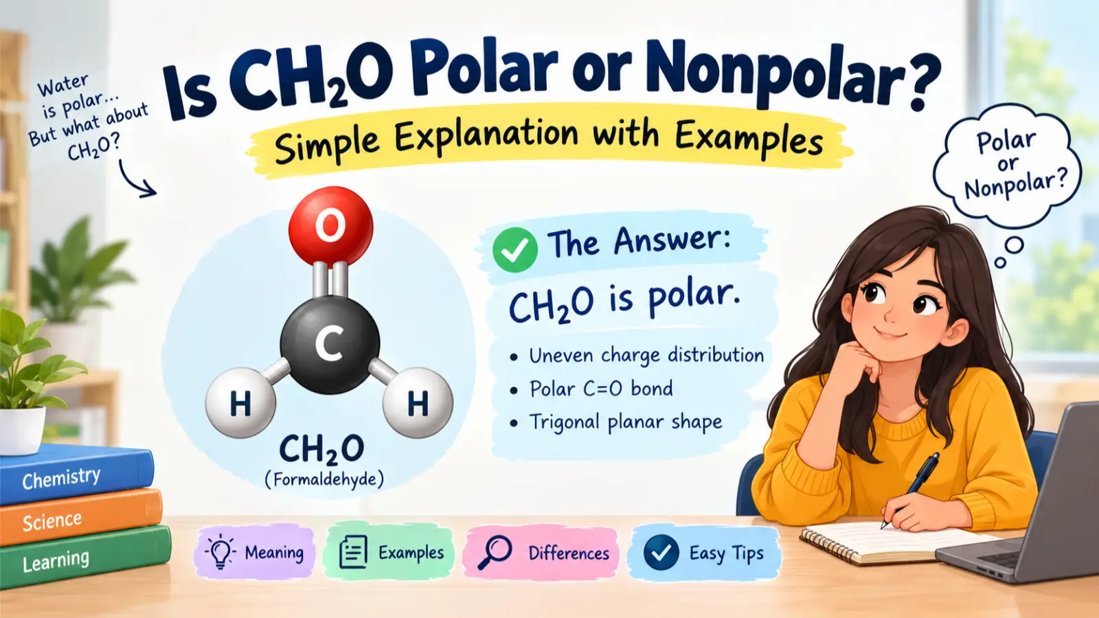 Is CH2O Polar or Nonpolar