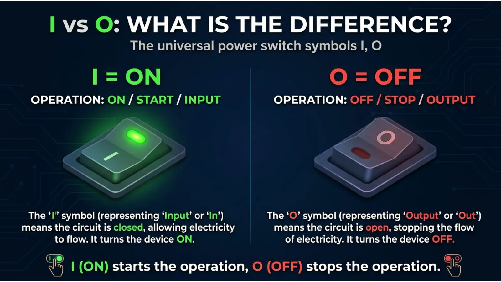 Is I or O On