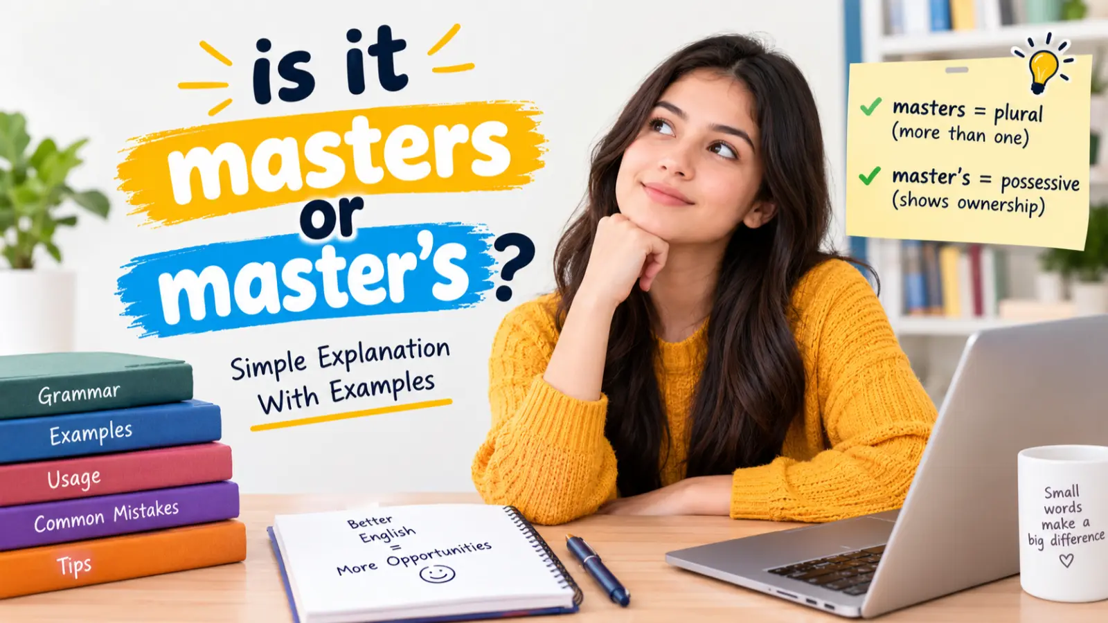 Is It Masters or Master's