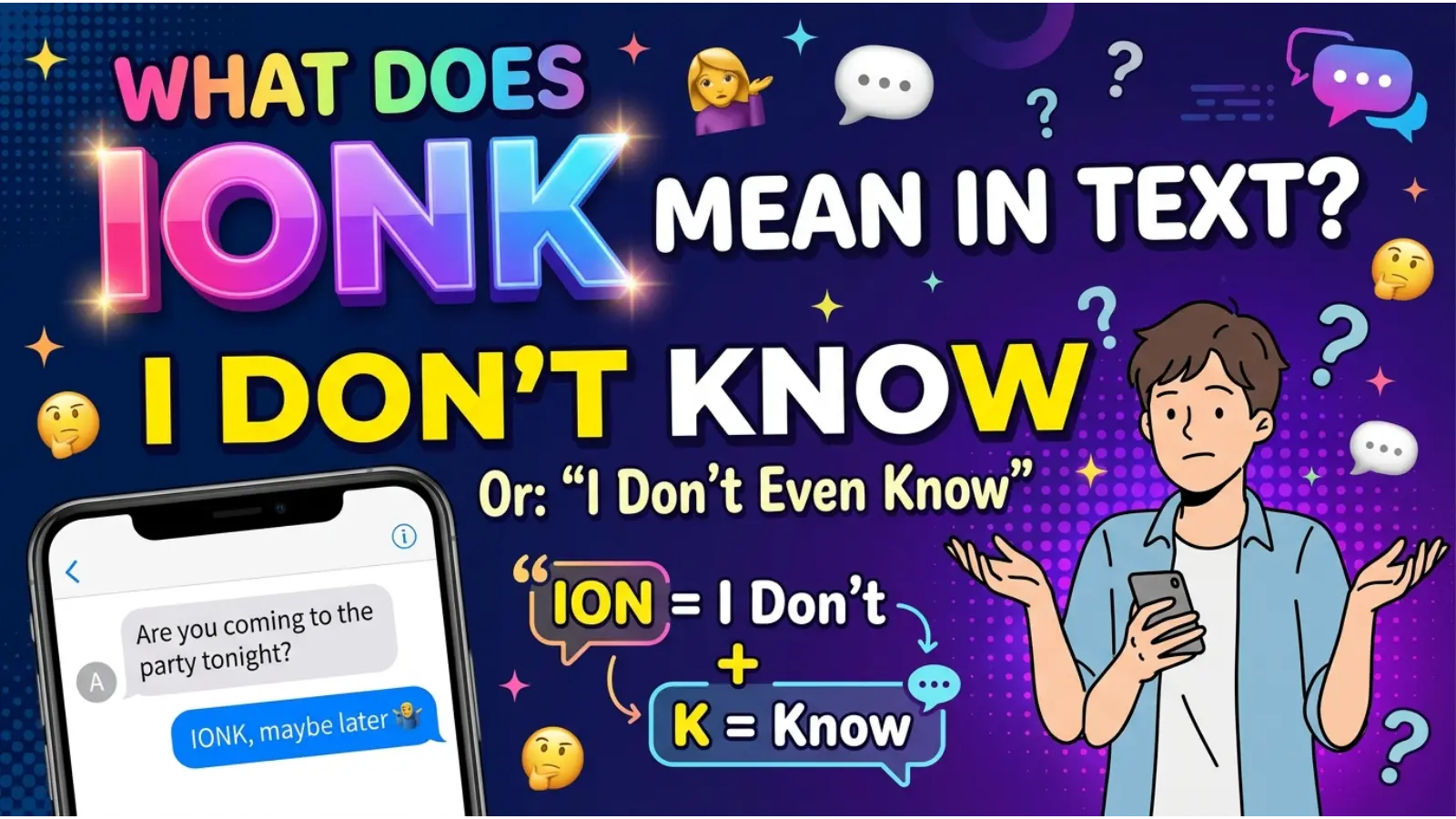 IONK Meaning in Text