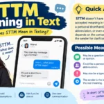 STTM Meaning in Text