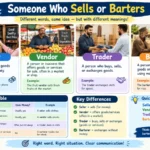 Someone Who Sells or Barters