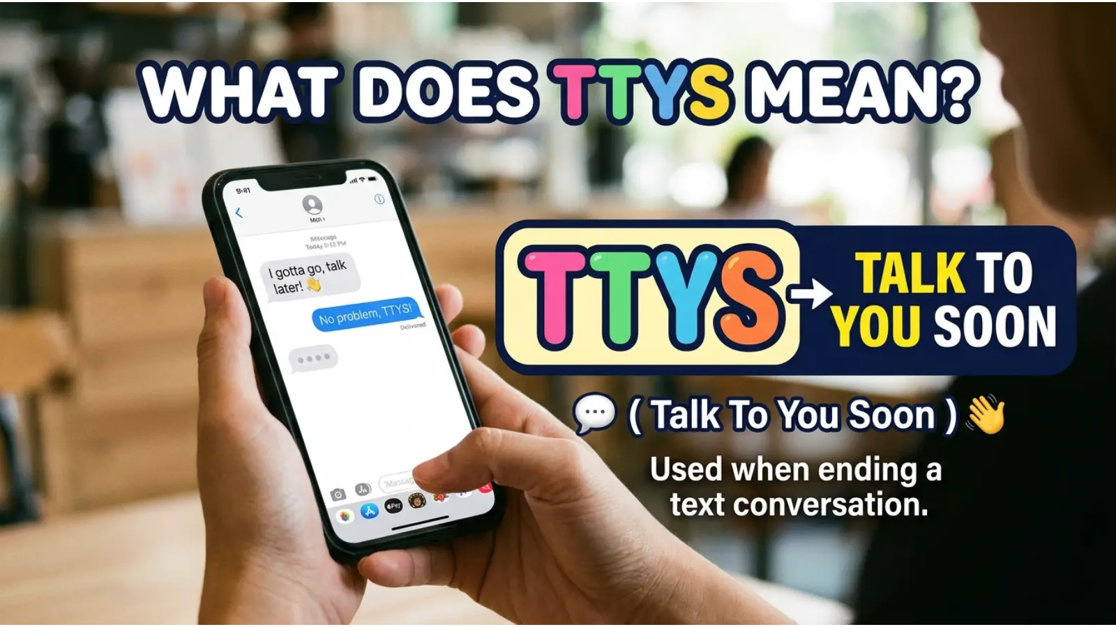 TTYS Meaning in Text